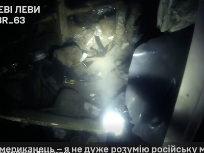 Американський доброволець взяв у полон чотирьох окупантів (ВІДЕО)