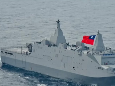 Тайвань продемонстрував два сучасні військові кораблі (ВІДЕО)