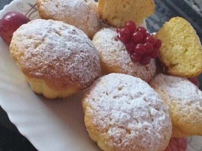 Смачні ніжні кокосово-лимонні кекси