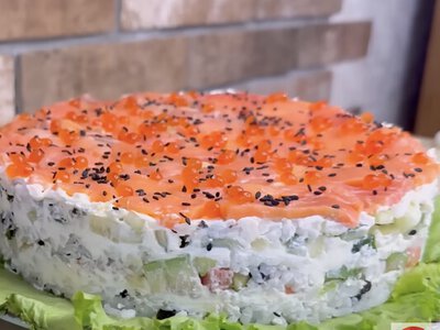 Суші-торт «Філадельфія» — смачніше, ніж звичайні роли