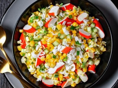 Мандарини + крабові палички? Ви не повірите, який виходить смачний салат