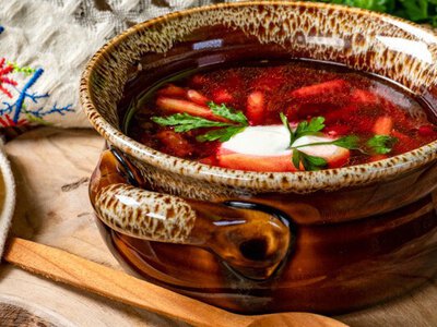 Смачний та поживний “Гетьманський” борщ