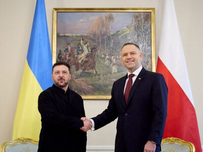 Зеленський вперше зустрівся з Навроцьким у Варшаві: про що говорили