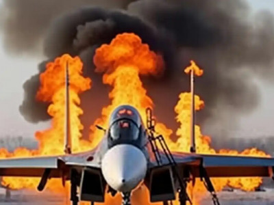 На військовому аеродромі знищено два російські винищувачі