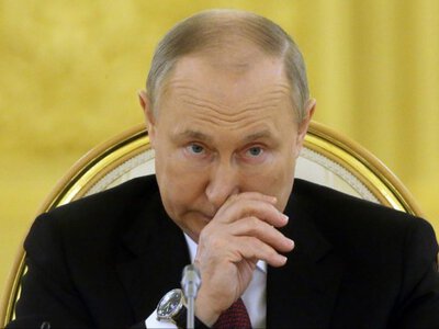 Двійника було помічено на прямій лінії з путіним