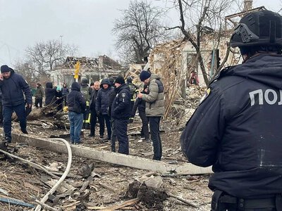 Російська ракета влучила в житловий мікрорайон Умані: поліція показала наслідки удару