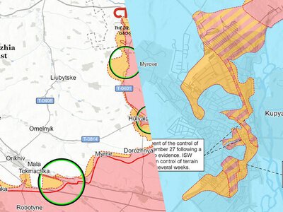 ЗСУ просунулися біля Куп'янська, росіяни – в районі Гуляйполя: звіт і карти фронту від ISW