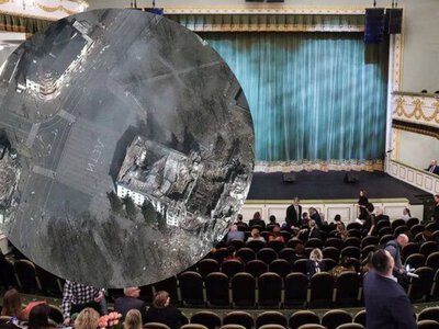 Рештки тіл залили бетоном: у Маріуполі росіяни цинічно відкрили новий драмтеатр