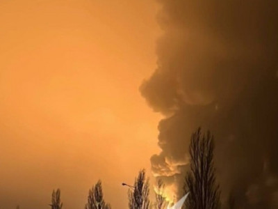 У рф заявили про атаку дронів на нафтобазу в Бєлгородській області