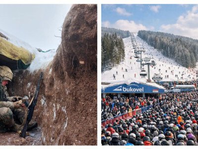 Багаті скачуть, а бідні плачуть: закарпатський військовий розкритикував істерію на Буковелі (відео)