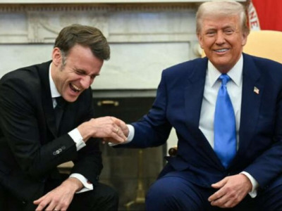 Трамп публічно висміяв Макрона, розповідаючи про таємні домовленості