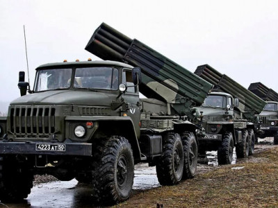 Українські дрони знищили російський «Град» на Донеччині