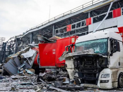 Атака РФ на термінал «Нової пошти» на Харківщині знищила допомогу для безпритульних тварин