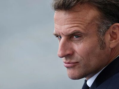 Телефонний дзвінок Макрона Трампу потрапив на відео