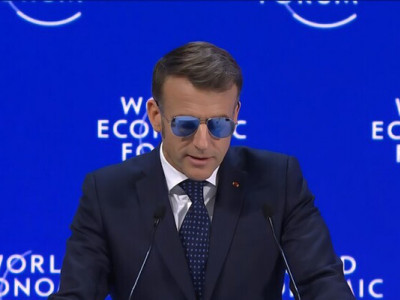 Макрон у Давосі розкритикував Трампа: «Ми надаємо перевагу повазі, а не хуліганам»