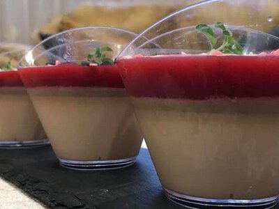 Шоколадна панакота з полуницею: як полуниця в шоколаді, тільки ще краще