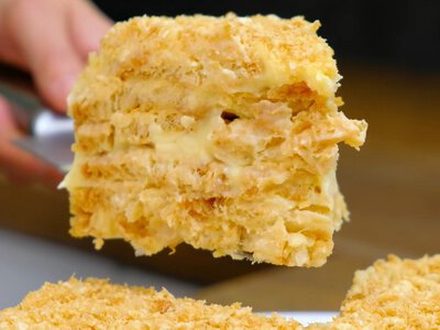 Буде дуже смачно: як приготувати Наполеон без випікання