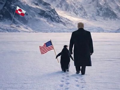 Пінгвіни в шоці, біологи в непритомності: Трамп опублікував найбезглуздіший фейк року