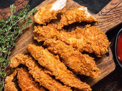 Панірована курка на пательні: ресторанна страва, яку швидко приготувати вдома