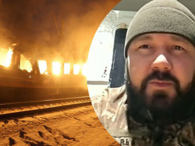 Опинився там випадково, – військовий, що рятував людей у поїзді на Харківщині