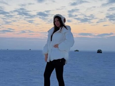 Дружина Ярослава Ракицького зачарувала розкішними зимовими кадрами на Київському морі