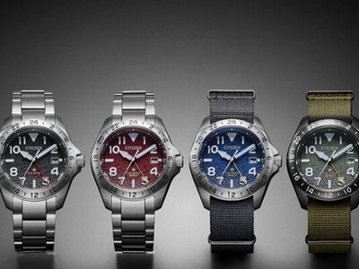 Citizen представила три GMT-години з механізмом Eco-Drive: мандруйте без кордонів
