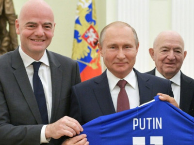 Президент ФІФА і друг Трампа хоче повернути росію у футбольні чемпіонати