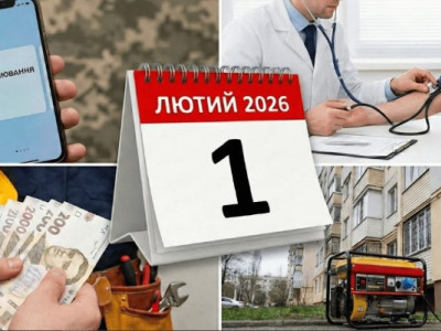 Зміни для українців від 1 лютого: бронювання, 20 тисяч до зарплати, тарифи на комуналку
