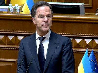 У день масованого обстрілу Марк Рютте прибув до Києва і виступив у ВРУ