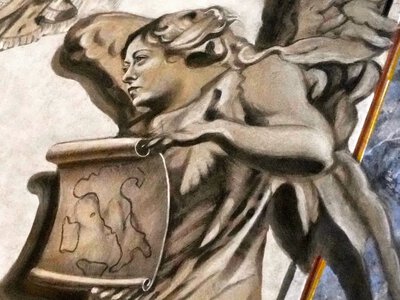В Італії розслідують появу херувима з обличчям прем’єрки Мелоні у церкві Риму