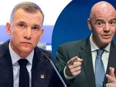 Шевченко хоче зустрітись з президентом ФІФА після скандальних заяв про повернення Росії у футбол