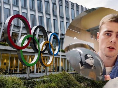 "Рішення, яке розбиває серце": МОК заборонив шолом Гераскевича з фото загиблих спортсменів