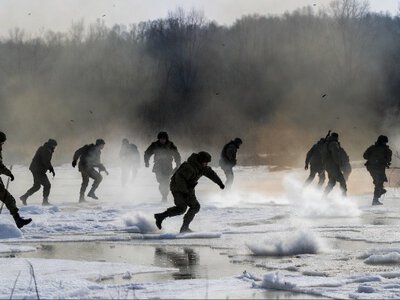 Крижана пастка під Лиманом: окупанти просочилися в Закітне по замерзлому Сіверському Донцю