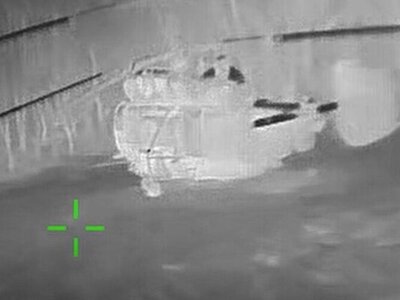 Українські військові підбили російський вертоліт Ка-27 у Криму