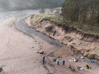 Шторм відкрив давні відбитки залізної доби на пляжі