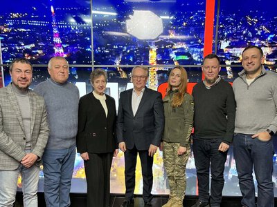 Телеміст у Івано-Франківську: журналістика в умовах війни об’єднала медійників України