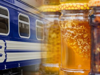 Потяг скасували: чоловік вночі тягнув мед по заметах, щоб продати в столиці