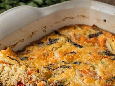 Ідеальна для сніданку, легкої вечері або перекусу на роботу. Рецепт швидкої овочевої запіканки