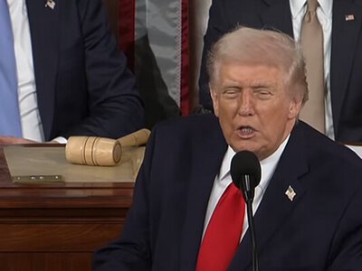 У своєму зверненні «Про стан справ у країні» Трамп майже не згадував Китай (ВІДЕО)