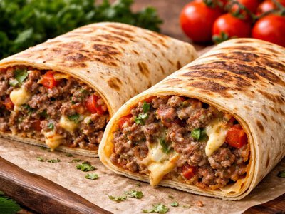 Лаваш із фаршем: швидка вечеря за лічені хвилини