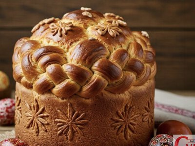 Традиційна українська паска на 6 жовтках