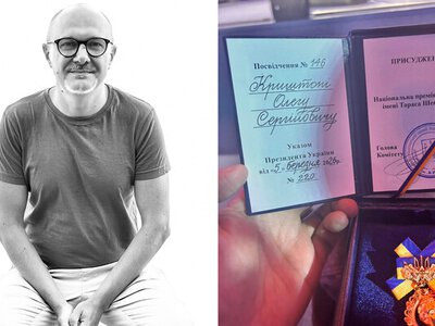 Франківський письменник Олег Криштопа став лауреатом Шевченківської премії