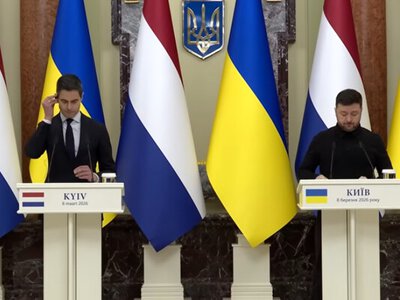 Зеленський: прогнозовано, Нідерланди щороку виділятимуть Україні 3 мільярди євро на оборону