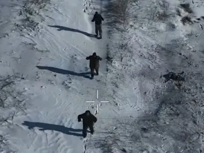 Бригада «Гарт» взяла полонених завдяки дрону з гучномовцем