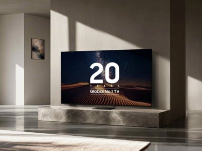 Samsung Electronics вже 20 років поспіль залишається світовим брендом № 1 на ринку телевізорів