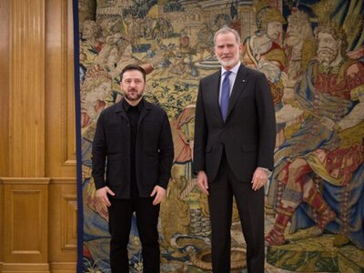 Зеленський зустрівся із королем Іспанії