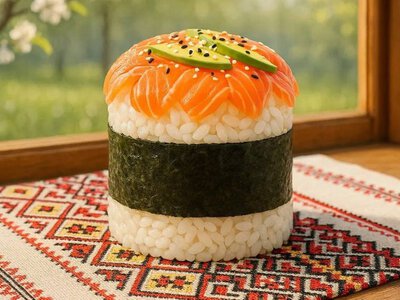 Гастрономічна революція до Великодня: в Україні набирає популярності суші-паска