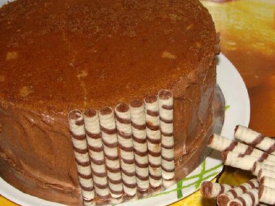 Смачний домашній тортик  “Смерекова хата”