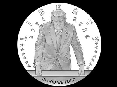 У США випустять золоту монету з портретом Трампа - призначена ним комісія схвалила