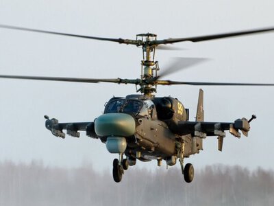Сили безпілотних систем знищили FPV-дроном російський вертоліт Ка-52